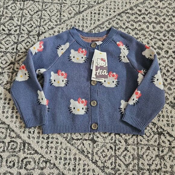 Tea Collection x Hello Kitty Cardigan Size 18-24 Months - Picture 1 of 3